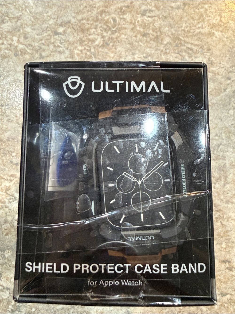 Ultimal Shield Protect Case Band for Apple Watch - Black